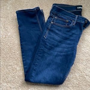 Express Supersoft Super Skinny Mid Rose Jeans 10s